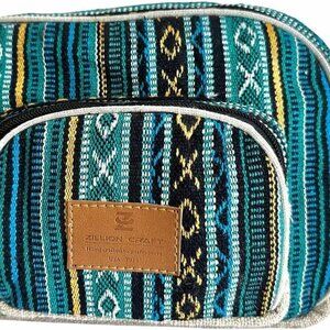 Eco-Friendly Handmade Hemp Toiletry Bag - Spacious Travel Organizer for Women